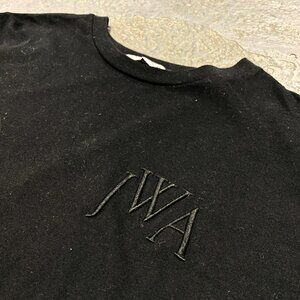 J.W. ANDERSON Black Cotton Logo T-Shirt